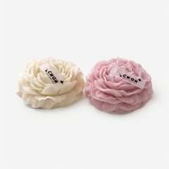 Свеча интерьерная "Пионы" 2 шт 